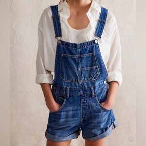Free People Women's Ziggy Shortalls XS